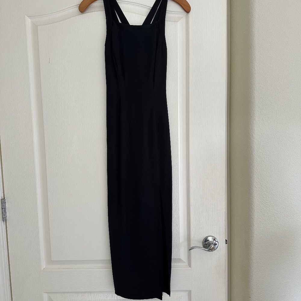 long, black dress
